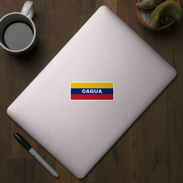 Cagua City in Venezuelan Flag Colors by aybe7elf